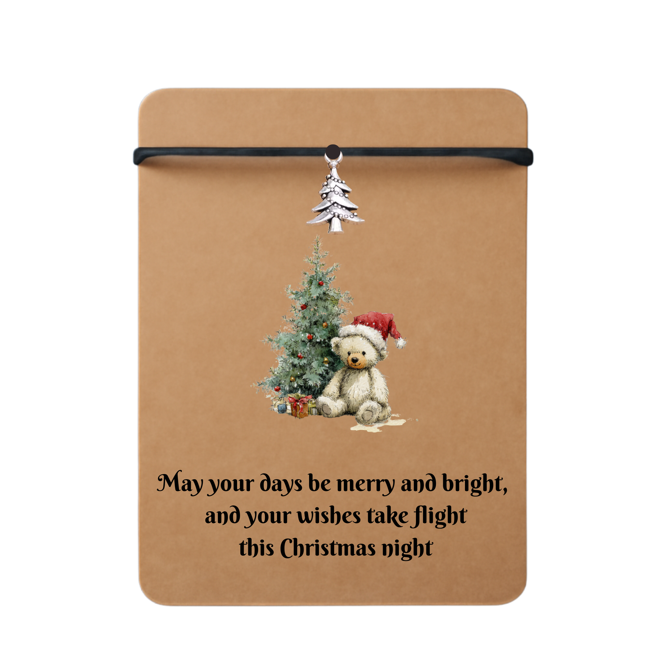 Christmas Wish Bracelet Gift Card With Envelope