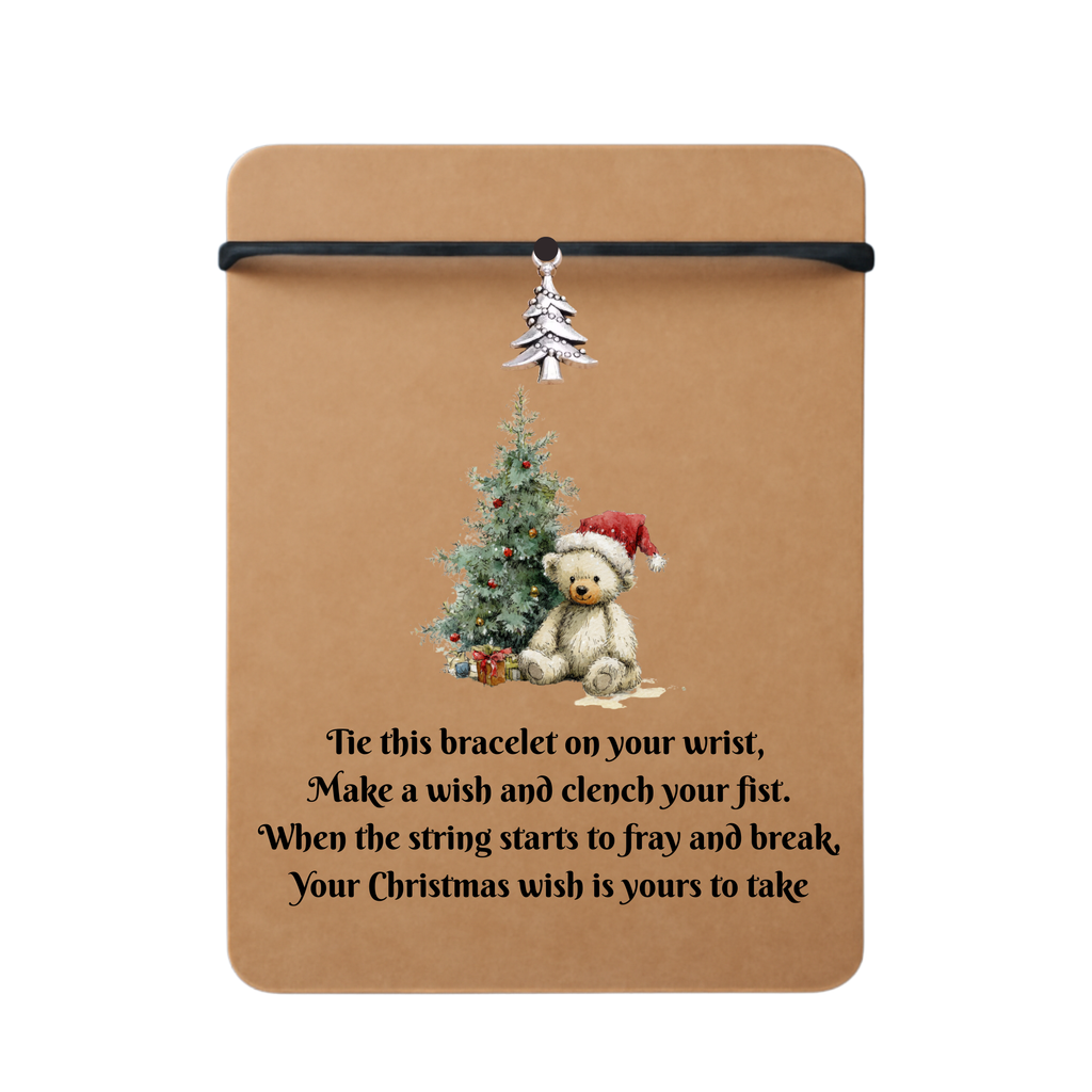 Christmas Wish Bracelet Gift Card With Envelope