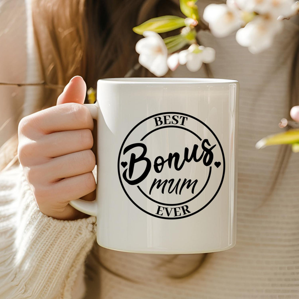Mothers Day Mug, Birthday Step Mum Mug For Mum, Birthday Gift Step Mother Ceramic Mug