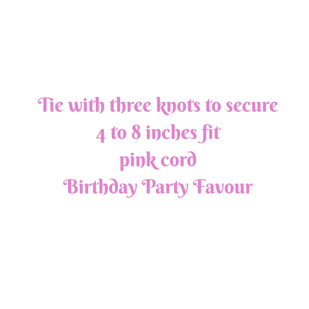 Personalised Wish Bracelet – Pink Cord with silver Star Charm | Birthday Party Favour | Thank You Gift | Custom Name Bracelet on A7 Card