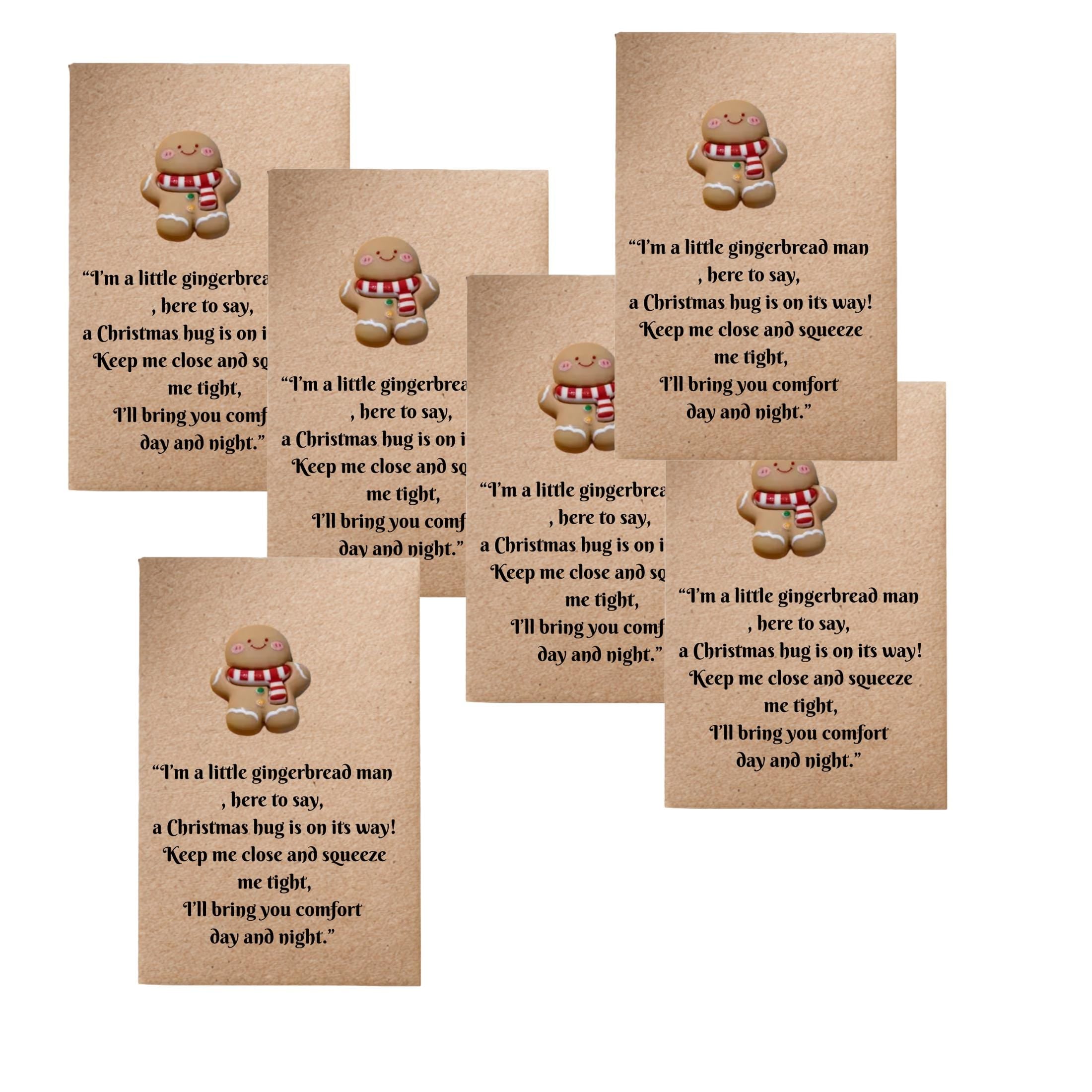 Gingerbread Man Pocket Hug. Christmas Pocket Hug