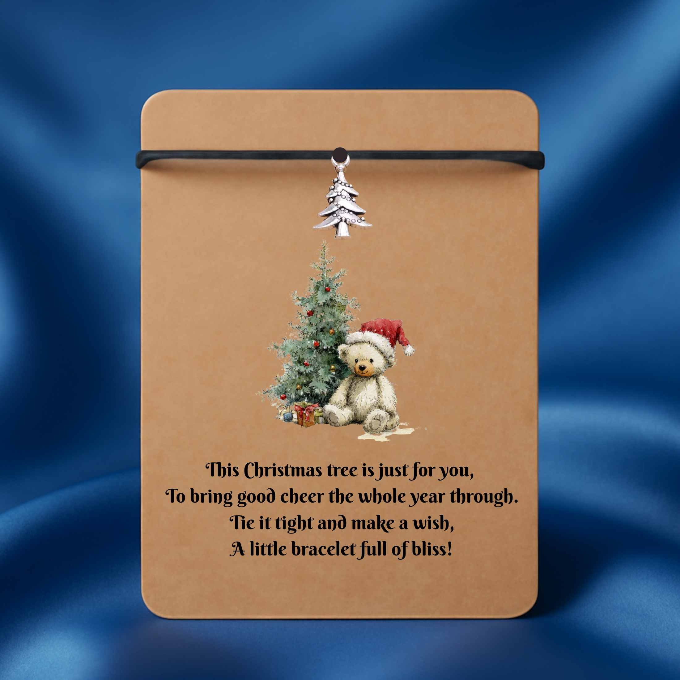 Christmas Wish Bracelet Gift Card With Envelope